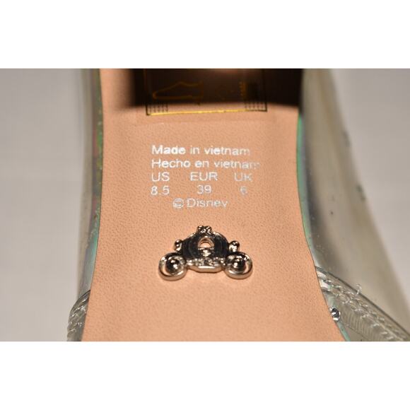DISNEY X ALDO $150 Cinderella Strike Twelve Clear Rhinestone Bootie‎ Size 8.5 - Picture 8 of 9